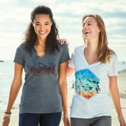 Sarek V Neck Tee Shirt | Branded Women's Short Sleeve Shirts Sarek V Neck Tee Shirt | Branded Women's Short Sleeve Shirts