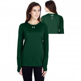 Under Armour Branded Women's Long-Sleeve T-Shirts - Forest green