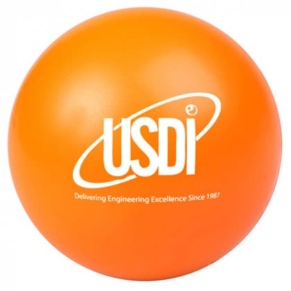 Orange Round Stress Ball
