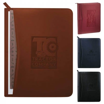 Custom Pedova Zippered Padfolio