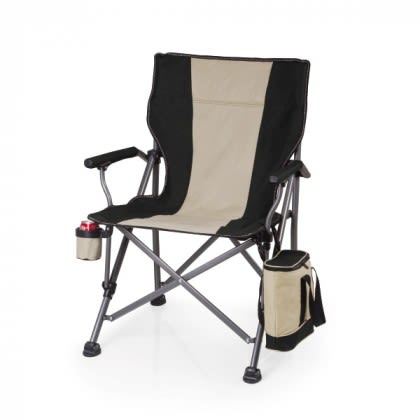 Custom Promotional Camping Chairs with Imprint for Giveaways - Beach Chairs - Black