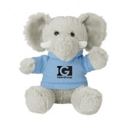 Excellent Elephant - 6" w/Logo - Light blue shirt