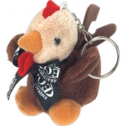 Stuffed Rooster Keychain