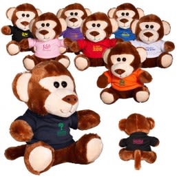 Plush Monkey with Logo T-Shirt
