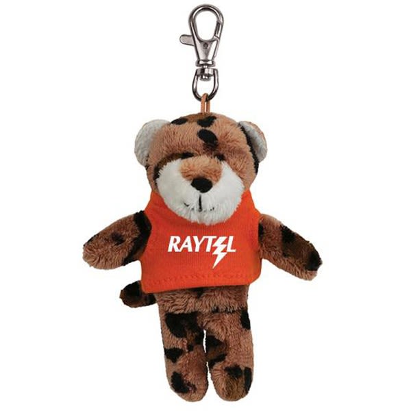Personalized Bear Plush Key Chain