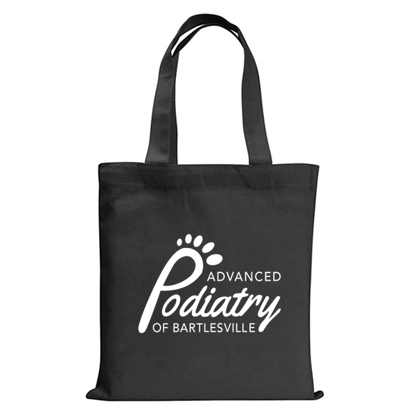 Colored Mini Economy Cotton Tote With Imprint | Promotional Tote Bags