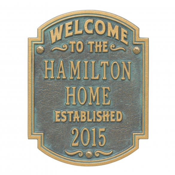 Heritage Custom Welcome Plaque