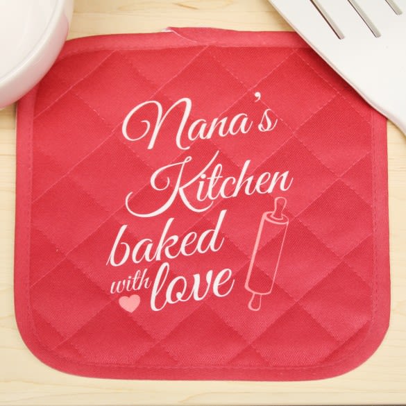 Baked with Love Personalized Potholder