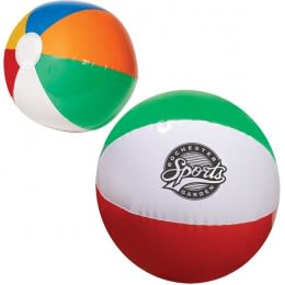 Custom 16" Multi Colored Beach Ball