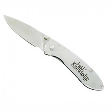 Nobleman Linerlock Buck Knife Promotional Custom Imprinted With Logo