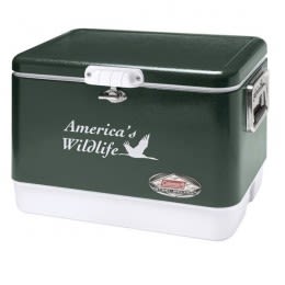 Green Custom Coleman 54-Quart Classic Cooler-USA Made