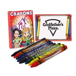 Custom Promotional SimpliColor Twist Crayons-Front Insert Only