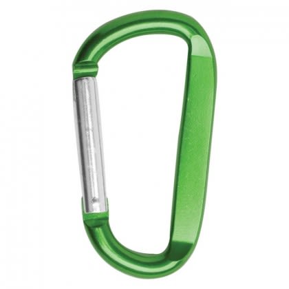 Carabiner Key Chain with Logo  - Green