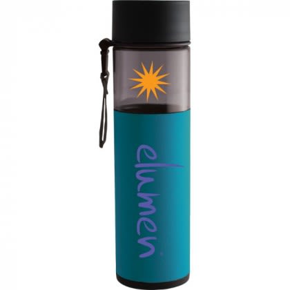 Imprinted Logo 24 oz Alta Water Bottle - Ocean blue sleeve/Smoke bottle