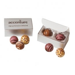 2 Piece Truffle Gift Box - Custom Logo