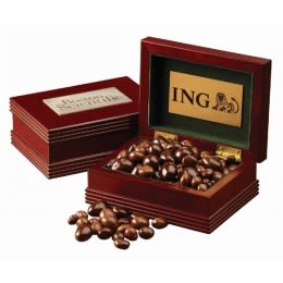 Promotional Filled Executive Wood Box | Promo Imprinted Wood Box