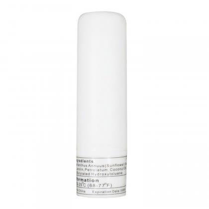 Custom Imprint Vibrant Lip Balm - White