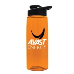 Custom Tritan Flair Bottle with Sip Lid 26 oz. orange