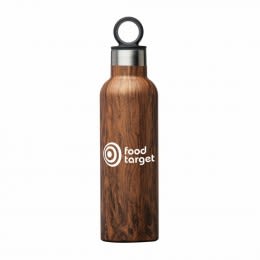 Imprinted Natural Impression Bottle - 16 oz, Brown