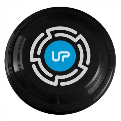 Eco-Friendly Promotional Flying Disc Toy with Company Logo - Black