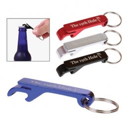 Aluminum Bottle Opener Key Tag