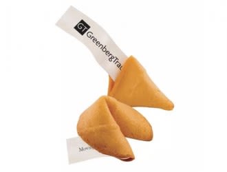 Branded Fortune Cookies with Custom Logo for Wedding Favors & More