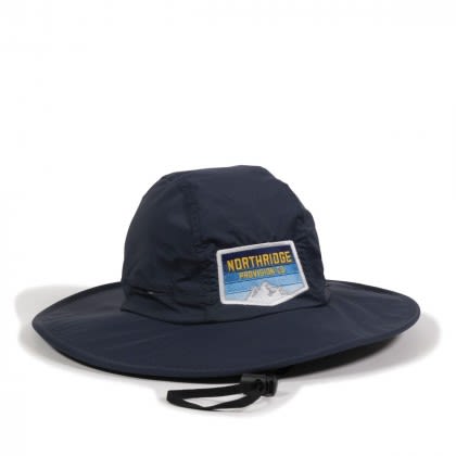 Imprinted Moisture Wicking Boonie Hat - Navy