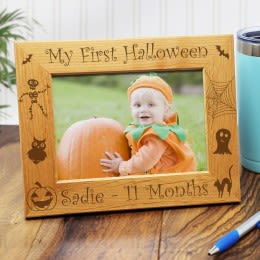 Personalized Halloween Picture Frame - 5 x 7