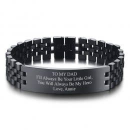 To My Dad From Daughter Bracelet | Dad Poem Bracelet