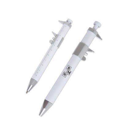 Caliper Pens with Imprinted Logo silver