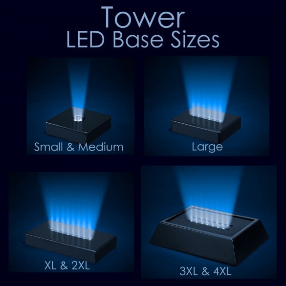 Lighted LED Bases 