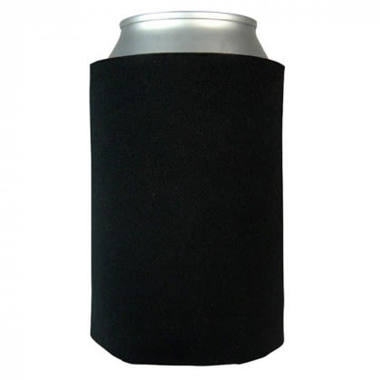 Best Custom Coolie Open Cell Foam| Promotional Koozies - Black