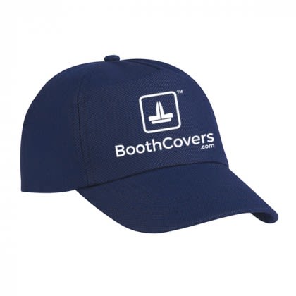 Navy Blue Budget Saver Non-Woven Cap | Bulk Baseball Caps Cheap | Cheap Eco-Friendly Non-Woven Polypropylene Caps