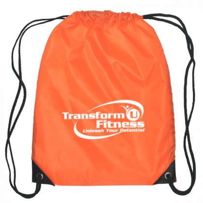 Custom Drawstring Bag | Promo Gym Bag with Reinforced Corners