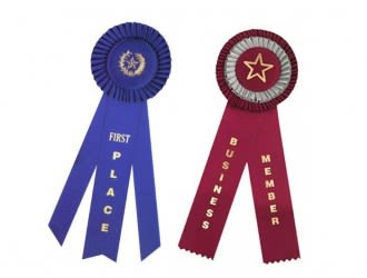 Customizable Award Ribbons | Bulk Rosette Award Ribbons | Branded Flat Ribbons