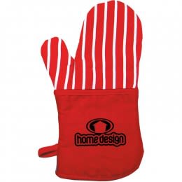 Silicone Grilling Oven Mitt with Logo 