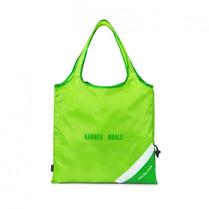 Latitudes Foldaway Shopper Promo Product - Apple green