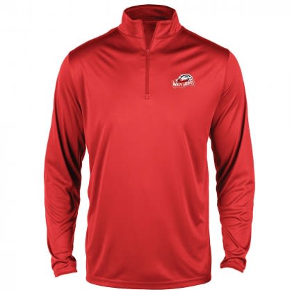 Logo Men's Legend Jersey 1/4 Zip Pullover - Red