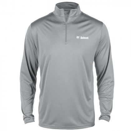 Promo Men's Reebok Jersey 1/4 Zip Pullover - Charcoal