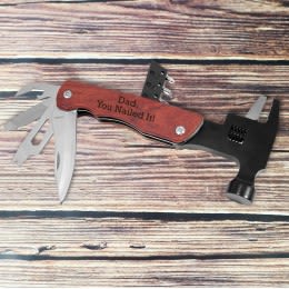 Personalized Rosewood Hammer Multi Tool