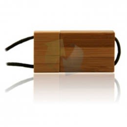 256MB Bamboo Drive - Style b2 Promotional Custom Imprinted With Logo