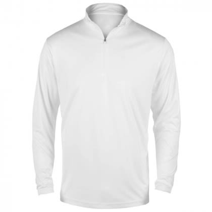 Logo Men's Legend Jersey 1/4 Zip Pullover - White