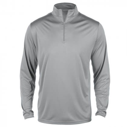 Logo Men's Legend Jersey 1/4 Zip Pullover - Charcoal