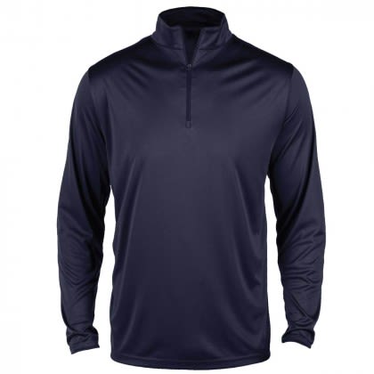 Logo Men's Legend Jersey 1/4 Zip Pullover - Navy