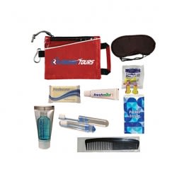 Imprinted Global Travel Kit  - Red