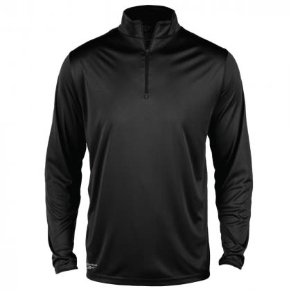 Promo Men's Reebok Jersey 1/4 Zip Pullover - Black