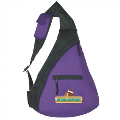 Budget Sling Backpack - Purple