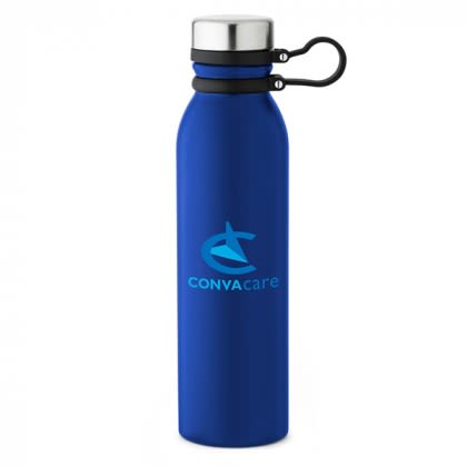 Custom Stainless Steel Bottle with Copper Lining - -Blue