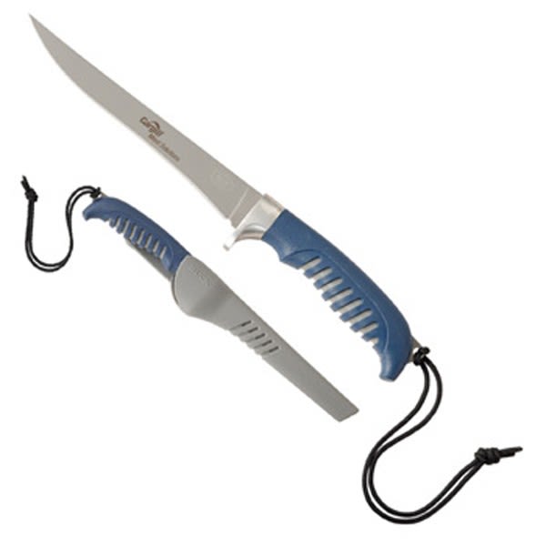 Buck Knives 220 Silver Creek Folding Fishing Fillet Knife, Blue