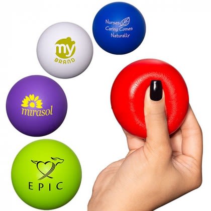 Imprinted Round Super Squish Stress Ball Imprinted Round Super Squish Stress Ball